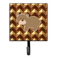 "Caroline's Treasures Bear Wall Hook, Small, Multicolor"