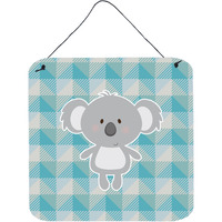 "Caroline's Treasures Koala Bear Metal Print, 6"" x 6"", Multicolor"