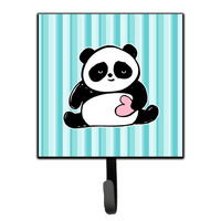 "Caroline's Treasures Panda Bear Love Wall Hook, Small, Multicolor"