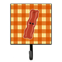 "Caroline's Treasures Bacon Face Wall Hook, Small, Multicolor"