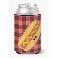 "Caroline's Treasures Hot Dog Face Can or Bottle Hugger, Can Hugger, Multicolor"