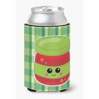 "Caroline's Treasures Jelly Jar Face Can or Bottle Hugger, Can Hugger, Multicolor"