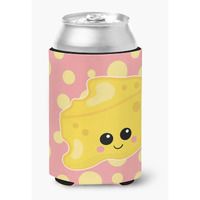 "Caroline's Treasures Cheese Head Face Can or Bottle Hugger, Can Hugger, Multicolor"