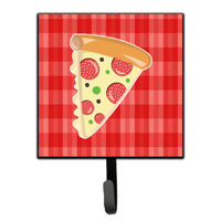 "Caroline's Treasures Slice of Pizza Wall Hook, Small, Multicolor"