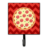 "Caroline's Treasures Large Pizza Wall Hook, Small, Multicolor"