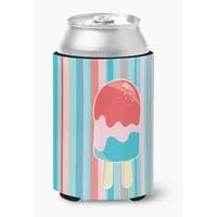 "Caroline's Treasures Ice Pop Popcicle Red Pink Blue Can or Bottle Hugger, Can Hugger, Multicolor"