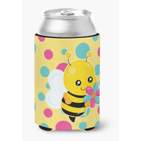 "Caroline's Treasures Bee with Flower Can or Bottle Hugger, Can Hugger, Multicolor"