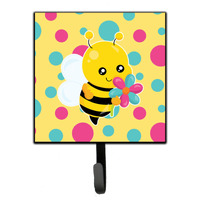 "Caroline's Treasures Bee with Flower Wall Hook, Small, Multicolor"