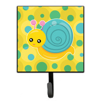 "Caroline's Treasures Snail on Polkadots Wall Hook, Small, Multicolor"