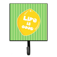 "Caroline's Treasures Lemon Life is Good Wall Hook, Small, Multicolor"