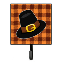 "Caroline's Treasures Thanksgiving Pilgrim Hat Wall Hook, Small, Multicolor"
