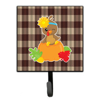 "Caroline's Treasures Thanksgiving Baby Turkey Wall Hook, Small, Multicolor"