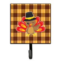 "Caroline's Treasures Thanksgiving Turkey Wink Wall Hook, Small, Multicolor"
