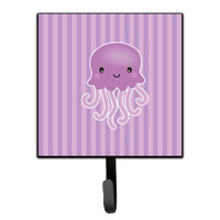 "Caroline's Treasures Jellyfish Wall Hook, Small, Multicolor"