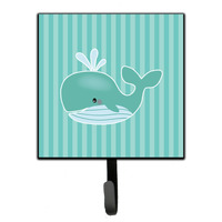 "Caroline's Treasures Whale Wall Hook, Small, Multicolor"