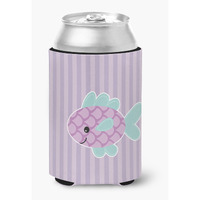 "Caroline's Treasures Purple Fish Can or Bottle Hugger, Can Hugger, Multicolor"