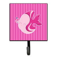 "Caroline's Treasures Pink Fish Wall Hook, Small, Multicolor"