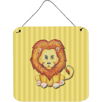 "Caroline's Treasures Lion Metal Print, 6"" x 6"", Multicolor"