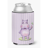 "Caroline's Treasures BB7147CC Hippopotamus Can or Bottle Hugger, Can Hugger, Multicolor"