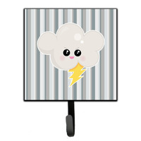 "Caroline's Treasures Weather Thuderstorm Face Wall Hook, Small, Multicolor"