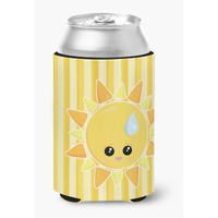"Caroline's Treasures Weather Sun Sprinkle Face Can or Bottle Hugger, Can Hugger, Multicolor"
