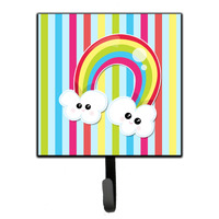 "Caroline's Treasures Weather Rainbow Face Wall Hook, Small, Multicolor"