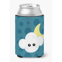 "Caroline's Treasures Weather Cloudy Moon Face Can or Bottle Hugger, Can Hugger, Multicolor"