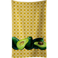 "Caroline's Treasures Avacado on Basketweave Decorated dish towel, 25Hx15W, Multicolor"