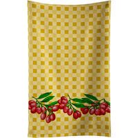 "Caroline's Treasures Gojis on Basketweave Decorated dish towel, 25Hx15W, Multicolor"