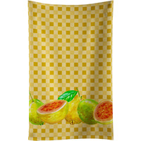 "Caroline's Treasures Guavas on Basketweave Decorated dish towel, 25Hx15W, Multicolor"