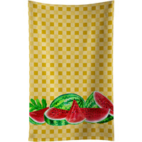 "Caroline's Treasures Watermelon on Basketweave Decorated dish towel, 25Hx15W, Multicolor"
