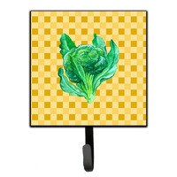 "Caroline's Treasures Broccoli on Basketweave Wall Hook, Small, Multicolor"