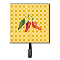 "Caroline's Treasures Cayenne Pepper on Basketweave Wall Hook, Small, Multicolor"