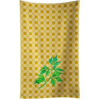 "Caroline's Treasures Celery on Basketweave Decorated dish towel, 25Hx15W, Multicolor"