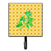"Caroline's Treasures Celery on Basketweave Wall Hook, Small, Multicolor"