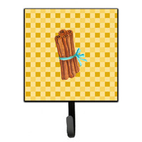"Caroline's Treasures Cinnamon on Basketweave Wall Hook, Small, Multicolor"