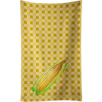 "Caroline's Treasures Corn on Basketweave Decorated dish towel, 25Hx15W, Multicolor"