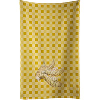 "Caroline's Treasures Galangal on Basketweave Decorated dish towel, 25Hx15W, Multicolor"