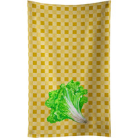 "Caroline's Treasures Lettuce on Basketweave Decorated dish towel, 25Hx15W, Multicolor"