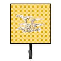 "Caroline's Treasures Oyster Mushrooms on Basketweave Wall Hook, Small, Multicolor"