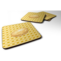 "Caroline's Treasures Potato on Basketweave Decorative coasters, 3.5, Multicolor"