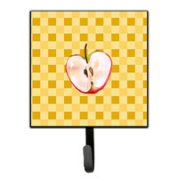 "Caroline's Treasures Half Apple on Basketweave Wall Hook, Small, Multicolor"