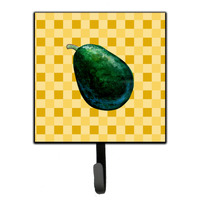 "Caroline's Treasures Whole Avacado on Basketweave Wall Hook, Small, Multicolor"