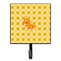 "Caroline's Treasures Sliced Oranges on Basketweave Wall Hook, Small, Multicolor"