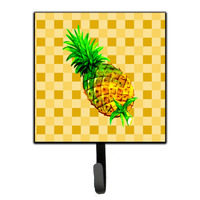"Caroline's Treasures Whole Pineapple on Basketweave Wall Hook, Small, Multicolor"
