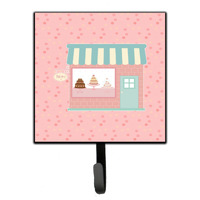 "Caroline's Treasures Bake Shoppe Pink Wall Hook, Small, Multicolor"