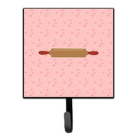 "Caroline's Treasures Rolling Pin Pink Wall Hook, Small, Multicolor"