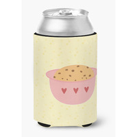 "Caroline's Treasures Cookie Dough on Yellow Decorative Can Hugger, Multicolor"
