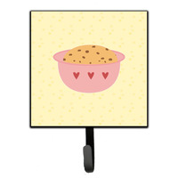 "Caroline's Treasures Cookie Dough on Yellow Wall Hook, Small, Multicolor"