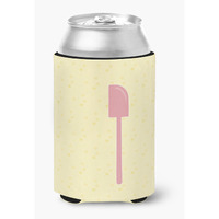 "Caroline's Treasures Spatula on Yellow Decorative Can Hugger, Multicolor"